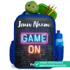 Game - Neon - Muur Kinderrugzak - Blauw middel -inhoud_NL