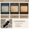 Paardenbloem - Water - Natuur - Planten - Modern Light Box met batterij (Wandlamp) middel -USP_lichtkleurNL