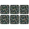 Botanisch - Bloemen - Blauw onderzetter kurk middel 366 -zkaufland3dotto