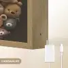 Teddybeer - Knuffel - Dieren - Meisjes - Jongens Light Box met batterij (Wandlamp kind) middel -USP_websiteoplaadbaarNL