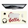 Ciao bella - Rood - Wit - Minimalistisch Muismat XXL klein -3d