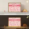Hartjes - Patroon - Roze Light Box met batterij (Wandlamp kind) middel -sfeer3_kind