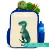 Dino - Dier - Blauw - Groen Kinderrugzak - Blauw middel -inhoud_NL
