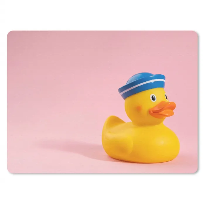 Matroos - Eend - Roze muismat rubber klein -3d