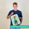 Stoere dino met grote ogen Rugzak - Zwart middel -sfeer7_NL