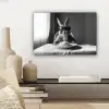 Konijn - Bunny - Zonnebril - Tafelkleed - Pasta - Schattig canvas 2cm klein -sfeer6