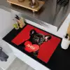 Amor - Hond  - Hartje - Rood Inductie beschemer met haakjes klein -sfeer1
