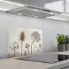 Verstilde Botanische Elegantie keuken achterwand spatscherm klein -3d_schuin