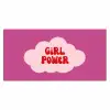 Girl power - Wolk - Roze Muismat XXL klein -3d_leeg