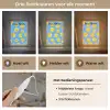 Smileys - Geel - Blauw Light Box met kabel (Kinderlampje) klein -USP_lichtkleurNL
