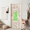 YOLO - Groen - Neon - Slangenprnt deurposter klein -sfeer6