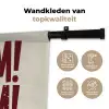Rood - Vintage - Decoratie - Japandi Wandkleed katoen klein -sfeer2