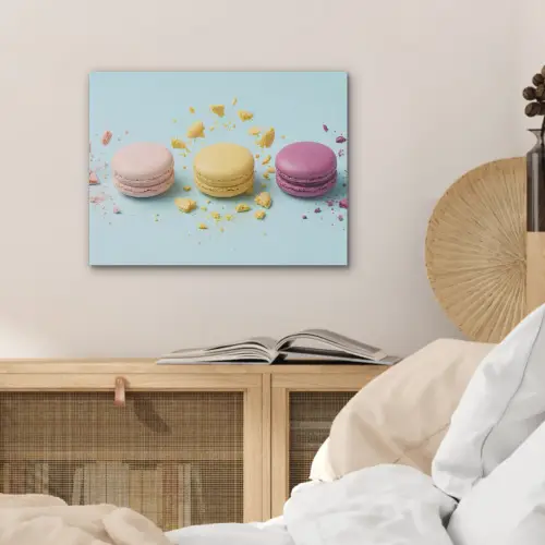 Macarons - Kleurrijk - Pastel PET vilt klein -sfeer3