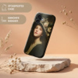 Bloemenhoed - Portret - Vrouw Toughcase MagSafe Apple iPhone 17 klein -USP_RandenV_DE