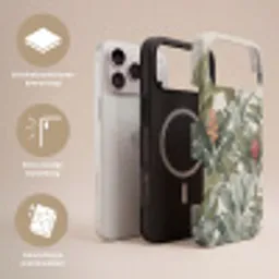 Tropisch - Planten - Modern - Groen Toughcase MagSafe Apple iPhone 17 Pro Max klein -USP_Lagen_NL