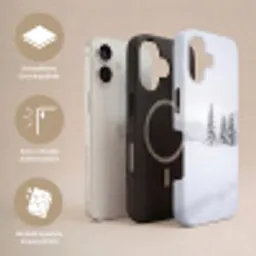 Fijnsparren - Sneeuw - Winter - Landschap - Stilte Toughcase MagSafe Apple iPhone 17 klein -USP_Lagen_DE