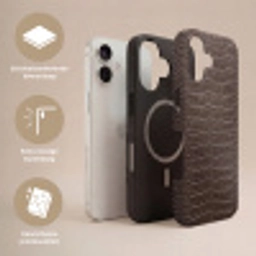 Leer - Krokodil - Mat Toughcase MagSafe Apple iPhone 17 klein -USP_Lagen_NL