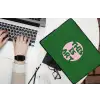 Cirkel - Roze - Tekst - Art laptophoes neopreen klein -bureau