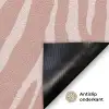Lichtroze - Zebra - Patroon - Donkerroze Deurmat klein 898 -antislip_NL