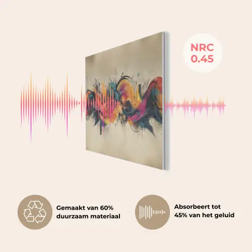 Explosie - Kleurrijk - Vormen - Abstract PET vilt klein -USP_NL