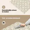 Tegel - Motief - Beige Inductie beschemer met haakjes klein 777 -ky-schoon-nl