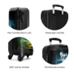 Junglosaurus NBS - Handbagage koffer - Kinderen Unisex middel zzzzzzzbolletjes_ENG