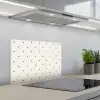 Streep - Hart - Wit - Zwart keuken achterwand spatscherm klein 900 -3d_schuin