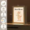 Oranje - Dino - T-Rex  - Stippen Light Box met kabel (Kinderlampje) klein -USP_NL