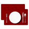 Rood - Patroon - Bloemen Placemat vinyl groot 368 -zzsfeer2_Kitchenyeah-website