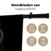 Tijger - Wilde dieren - Portret - Zwart - Dieren Wandkleed katoen klein -sfeer2