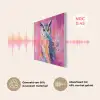 Uil - Roze - Blauw - Verf - Abstract PET vilt klein -USP_NL