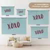 XOXO - Blauw - Rood Wandkleed katoen klein -tsfeer8_DE