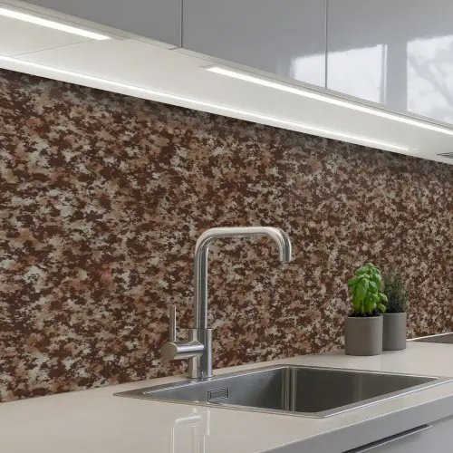 Vlekken - Roest - Bruin - Grijs keuken achterwand 2 middel 871 -3d_schuin