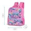 Illustratie van wolken, regenbogen en bloemen Kinderrugzak - Roze middel -productfoto_formaten