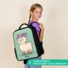 Kawai - Alpaca - Groen Rugzak - Zwart middel -sfeer6_NL