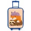Dieren - Slapen - Samen Kinderkoffer - Blauw klein -zz3dotto