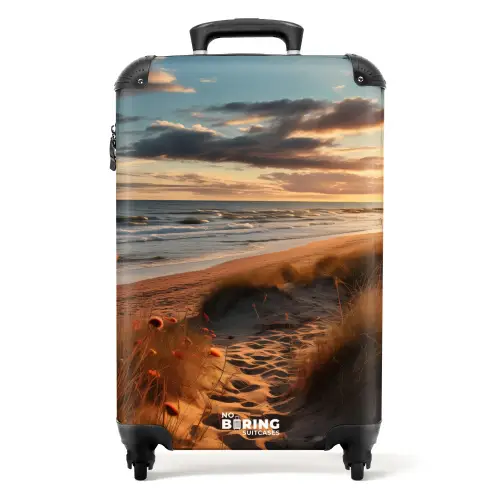 Strand met helmgras NBS - Handbagage koffer - Kinderen Unisex middel -productfoto_recht