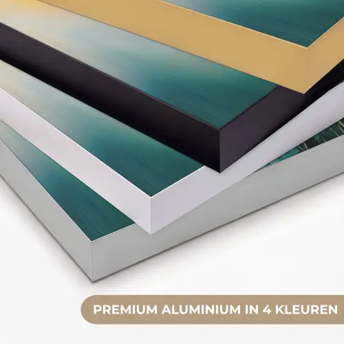 Dromerig - Bloemen - Verfijnde details Textielframe zwart klein -USP_kleurenNL
