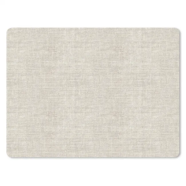 Muismat - Linnen - Textuur - Beige