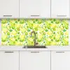 Citroen - Geel - Limoen - Groen keuken achterwand 2 middel 871 -3d