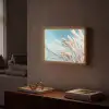 Siergras - Wind - Lichtbruin Light Box met batterij (Wandlamp) middel -sfeer1
