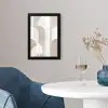 Abstracte bogen - Modern - Beige fotolijst zwart zonder passe partout klein -sfeer4