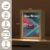 Formule 1 - Raceauto - Rood - Neonverlichting Light Box met kabel (Kinderlampje) klein -USP_NL