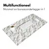 Structuur - Rots - Wit Muismat XXL klein 681 -sfeer4