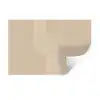 Parallelle lijnen - Lichte textuur - Beige Muursticker klein -3d