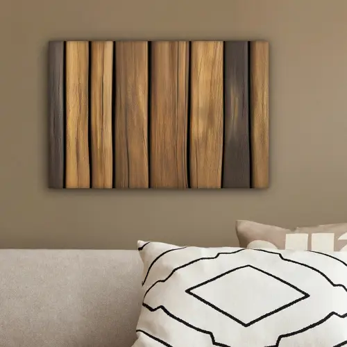 Hout - Planken - Natuurtinten canvas 2cm klein -sfeer3