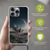 Maan - Kat - Astronaut - Ruimte Hoesje iPhone 16 Pro Max met koord klein -sfeer2_NL