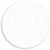 Grafisch - Patroon - Modern Wandcirkel kunststof plaat 5mm dik klein 188 -3d