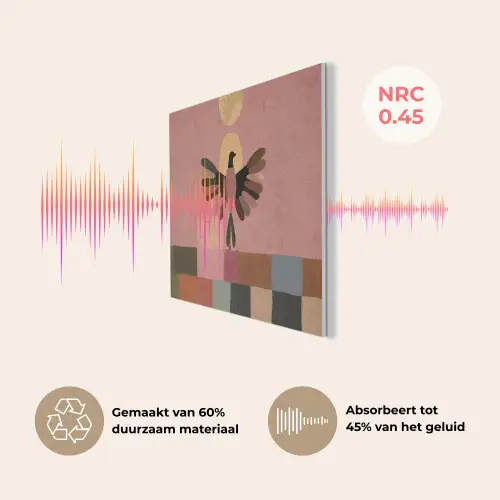 Illustratie - Vogel - Vlakken - Kleurrijk PET vilt klein -USP_NL