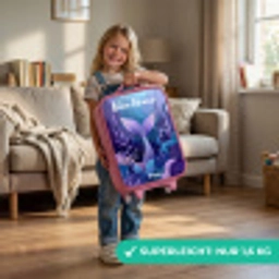 Zeemeermin - Onderwater - Paars - Blauw Kinderkoffer - Roze klein -sfeer2_DE